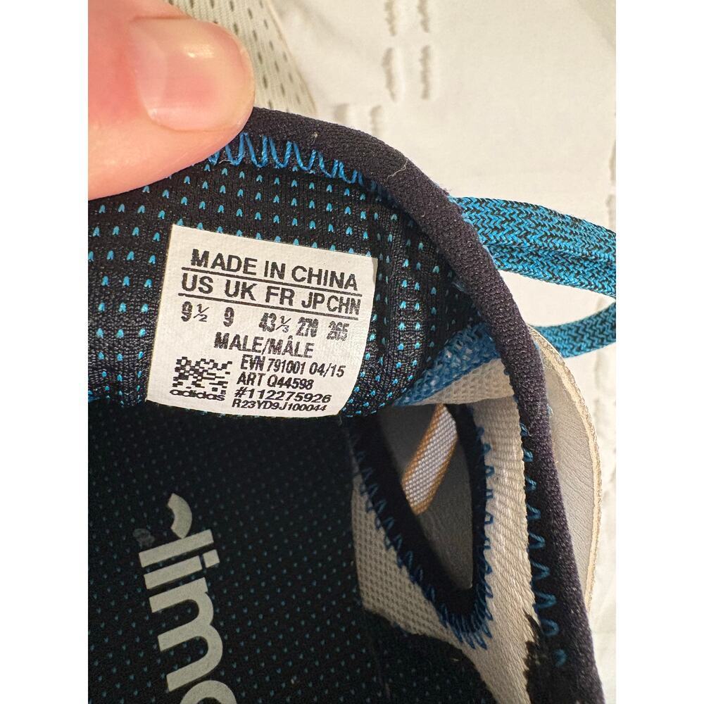 Adidas Spikeless Mesh Golf Shoes White Teal Laces Lightweight Men’s Size 9 - Picture 10 of 10